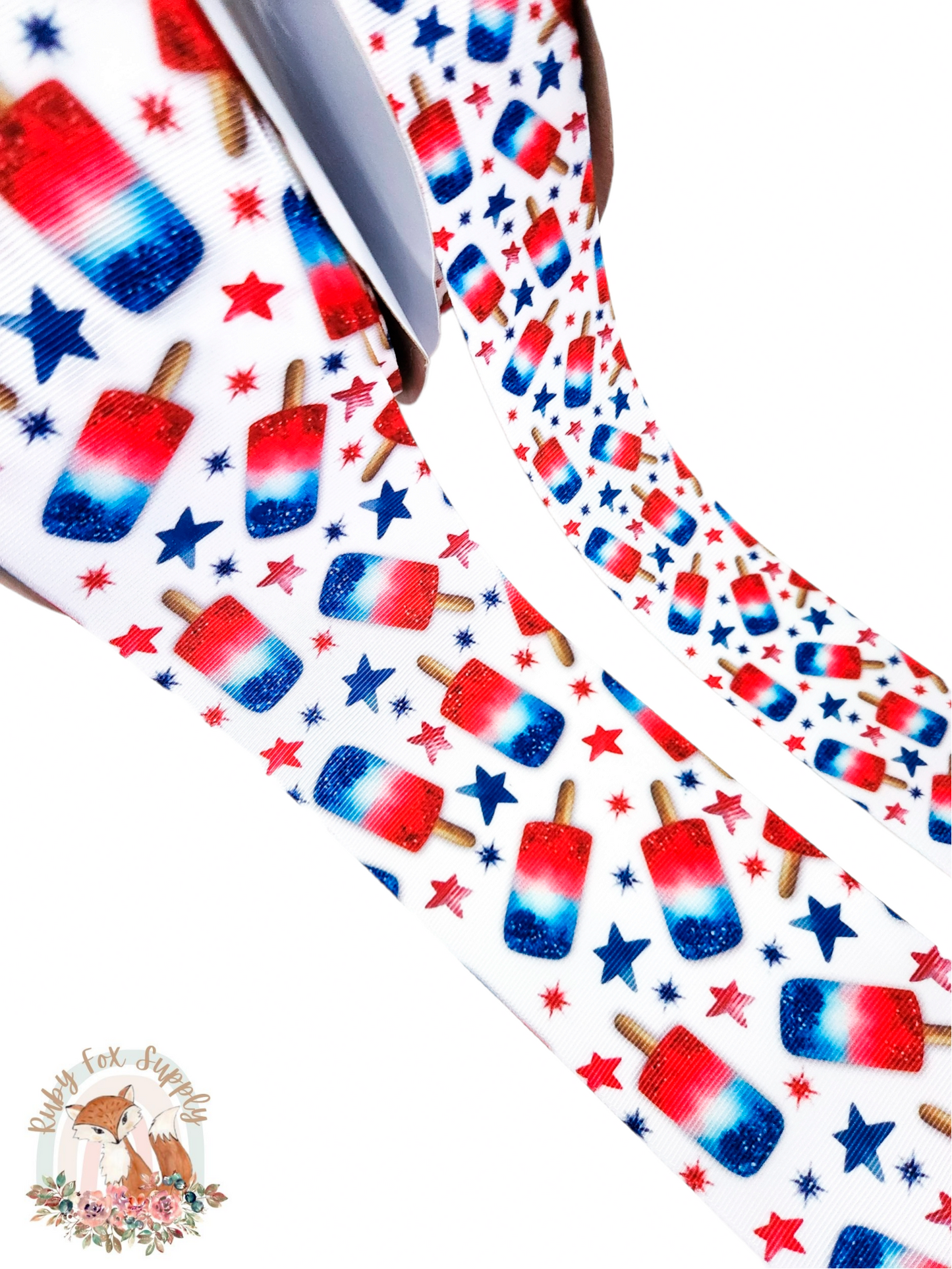 Patriotic Popsicle 3"/1.5" Ribbon