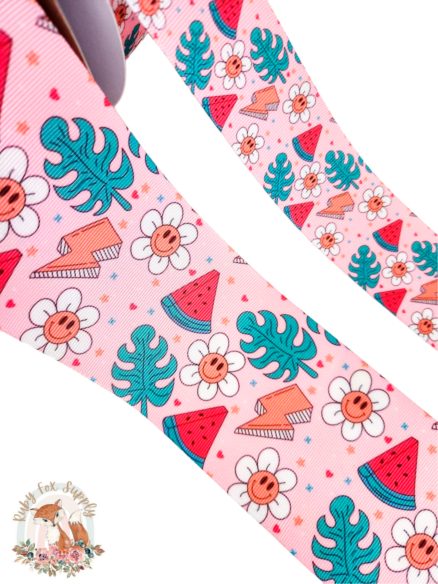 Retro Summer 3"/1.5" Ribbon