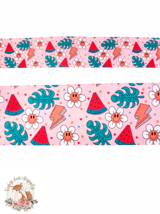 Retro Summer 3"/1.5" Ribbon