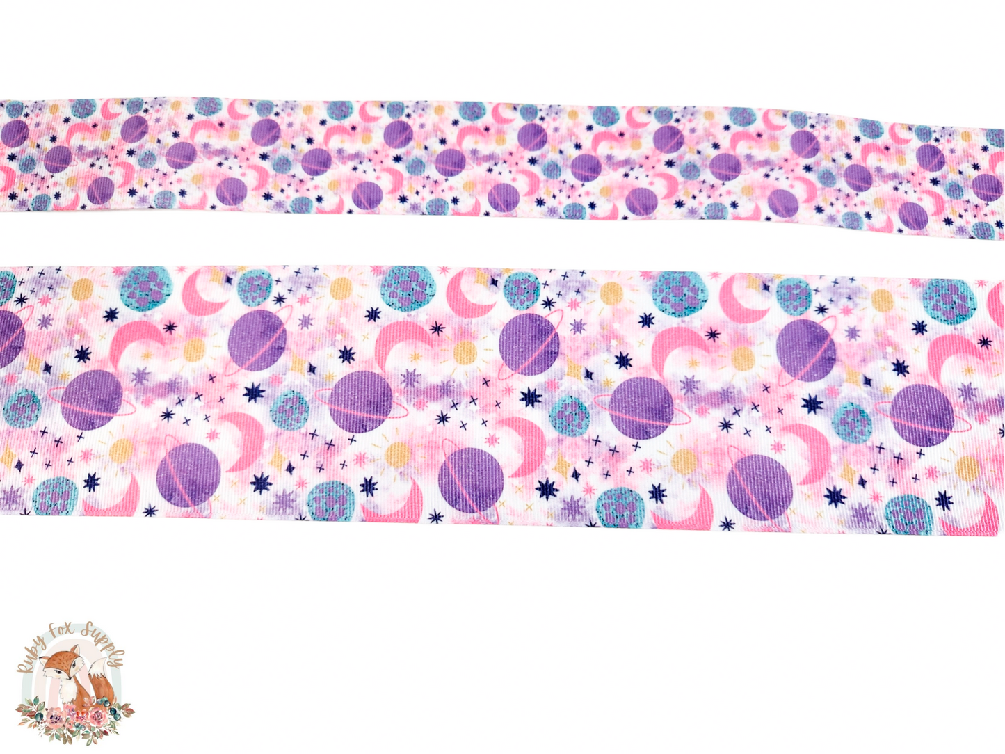 Girly Space 3"/1.5" Ribbon