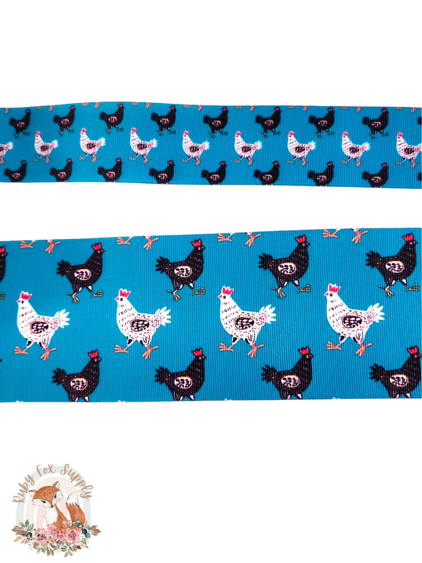 BW Chickens 3"/1.5" Ribbon