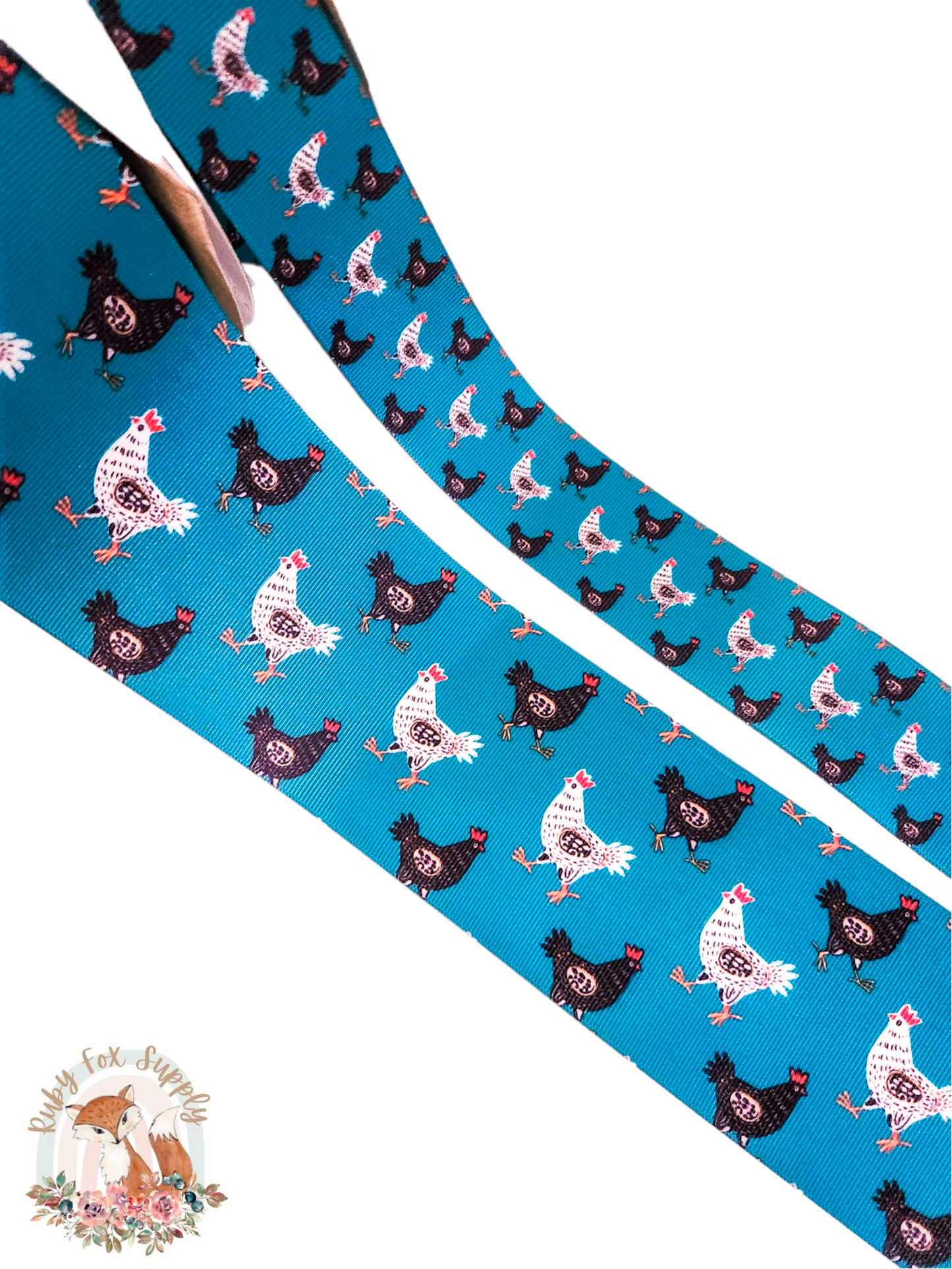 BW Chickens 3"/1.5" Ribbon