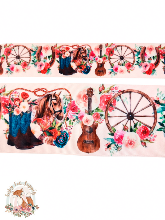 Pretty Western Icons 3"/1.5" Ribbon