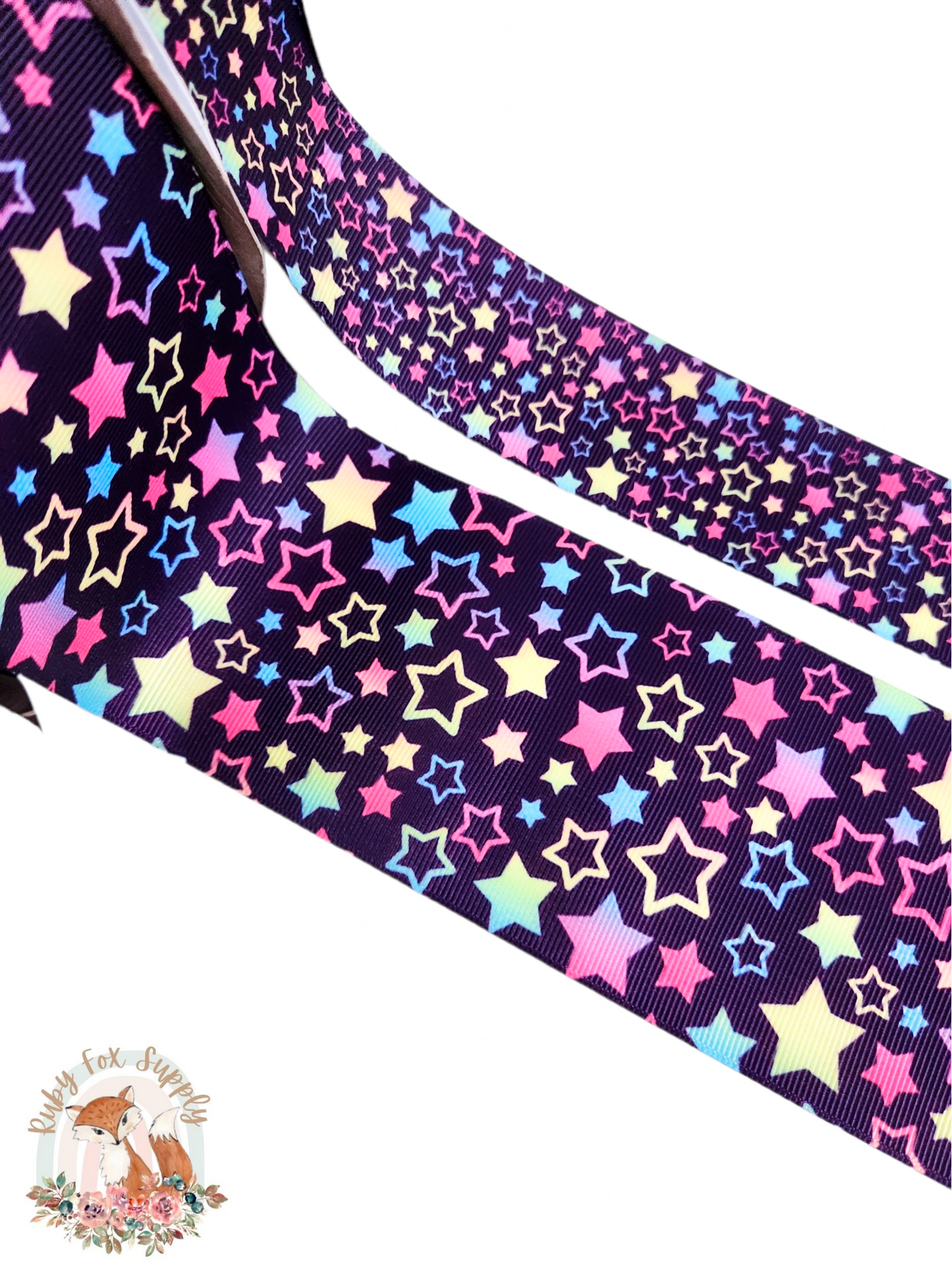 Pretty Stars 3"/1.5" Ribbon