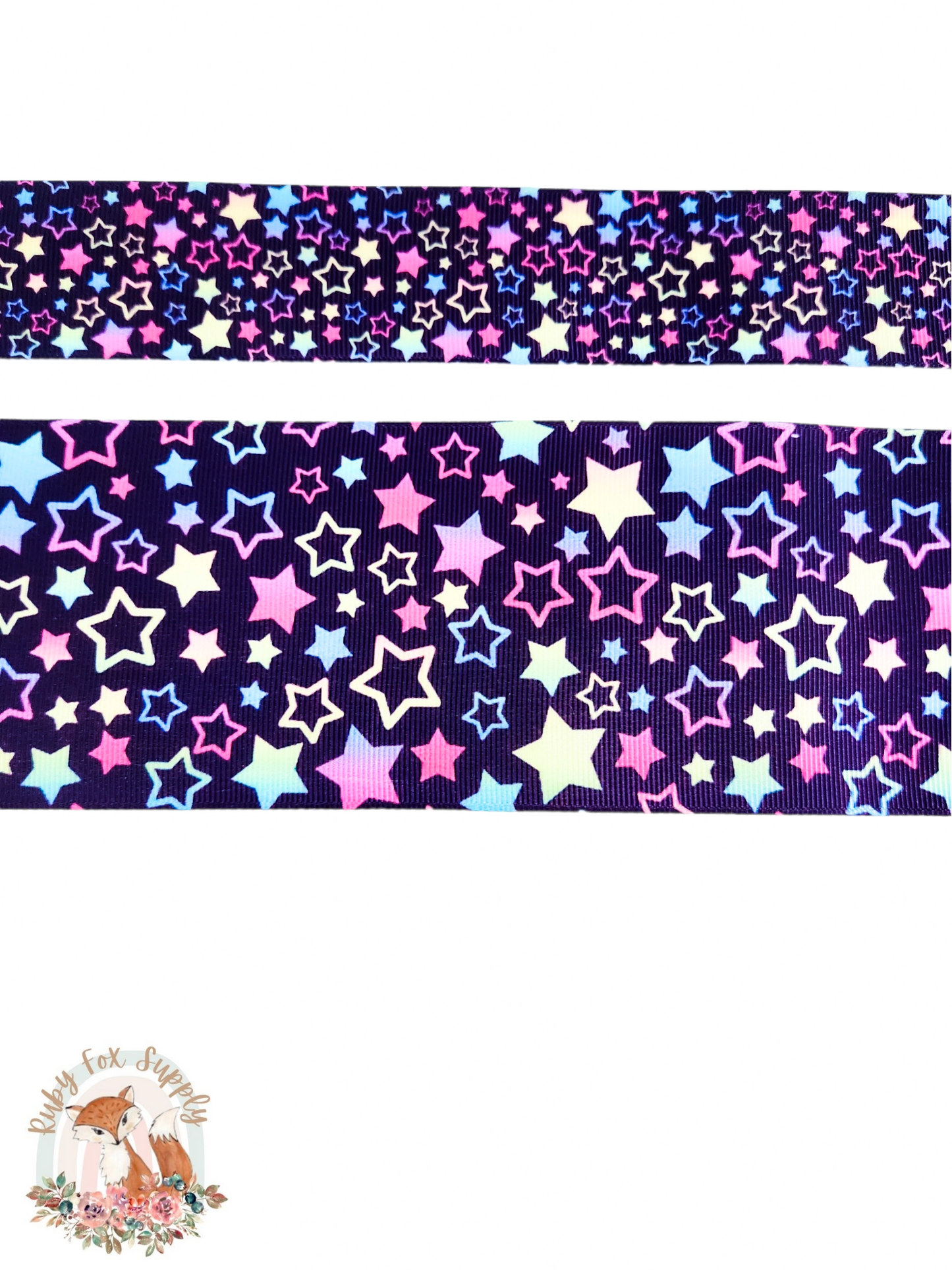 Pretty Stars 3"/1.5" Ribbon