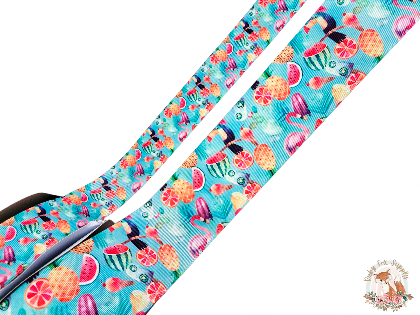 Tropical Icons 3"/1.5" Ribbon