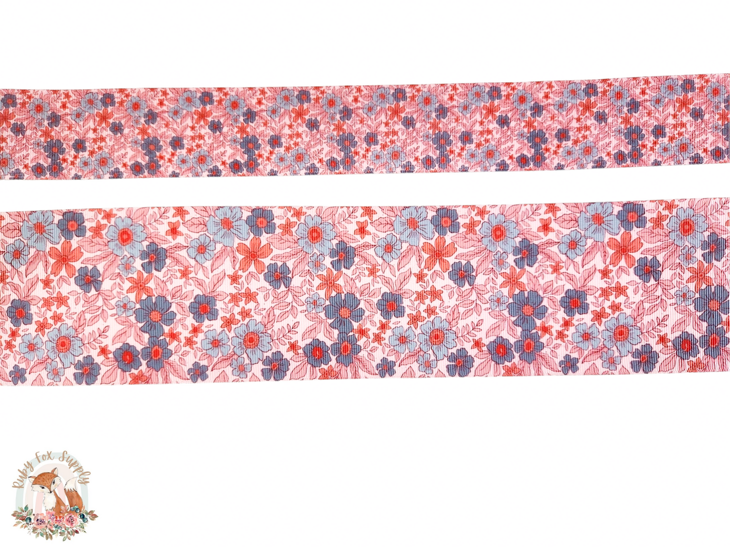 Boho Floral 3"/1.5" Ribbon