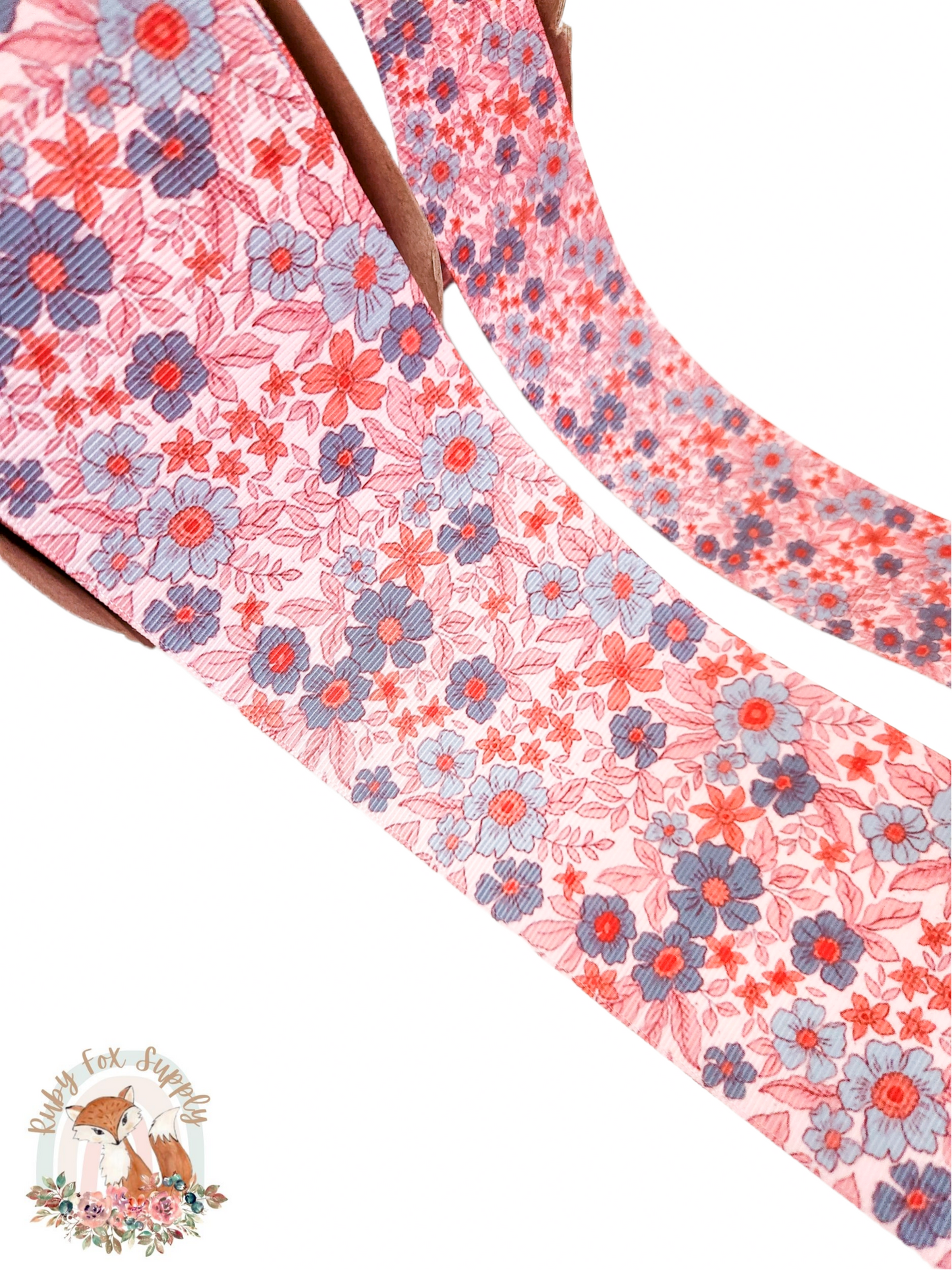 Boho Floral 3"/1.5" Ribbon