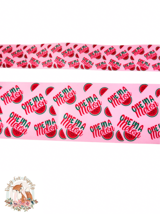 One in a Melon 3"/1.5" Ribbon