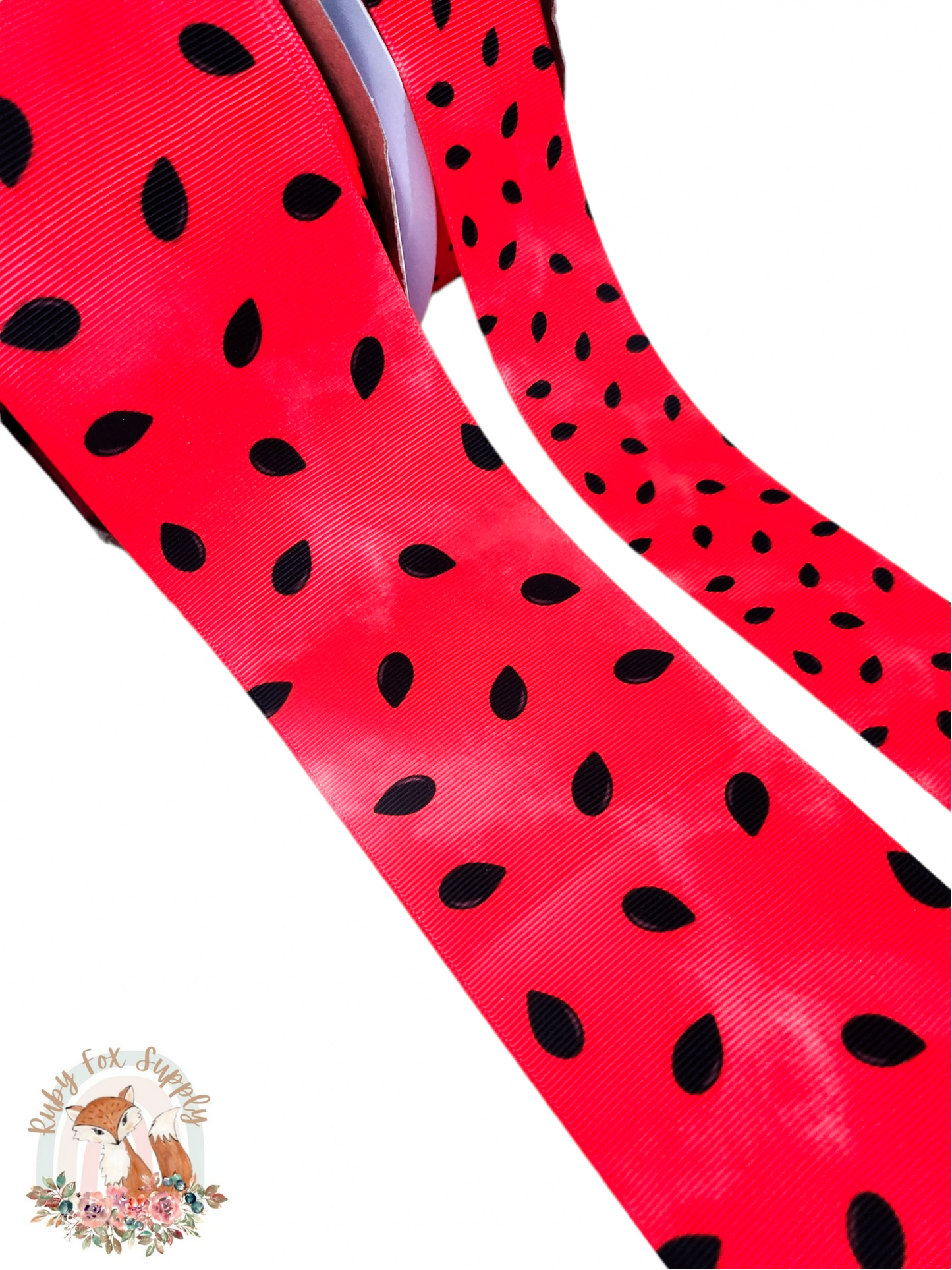 Watermelon Seeds 3"/1.5" Ribbon