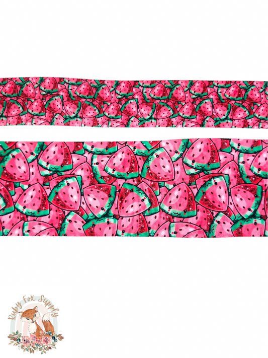 Smiling Watermelon 3"/1.5" Ribbon