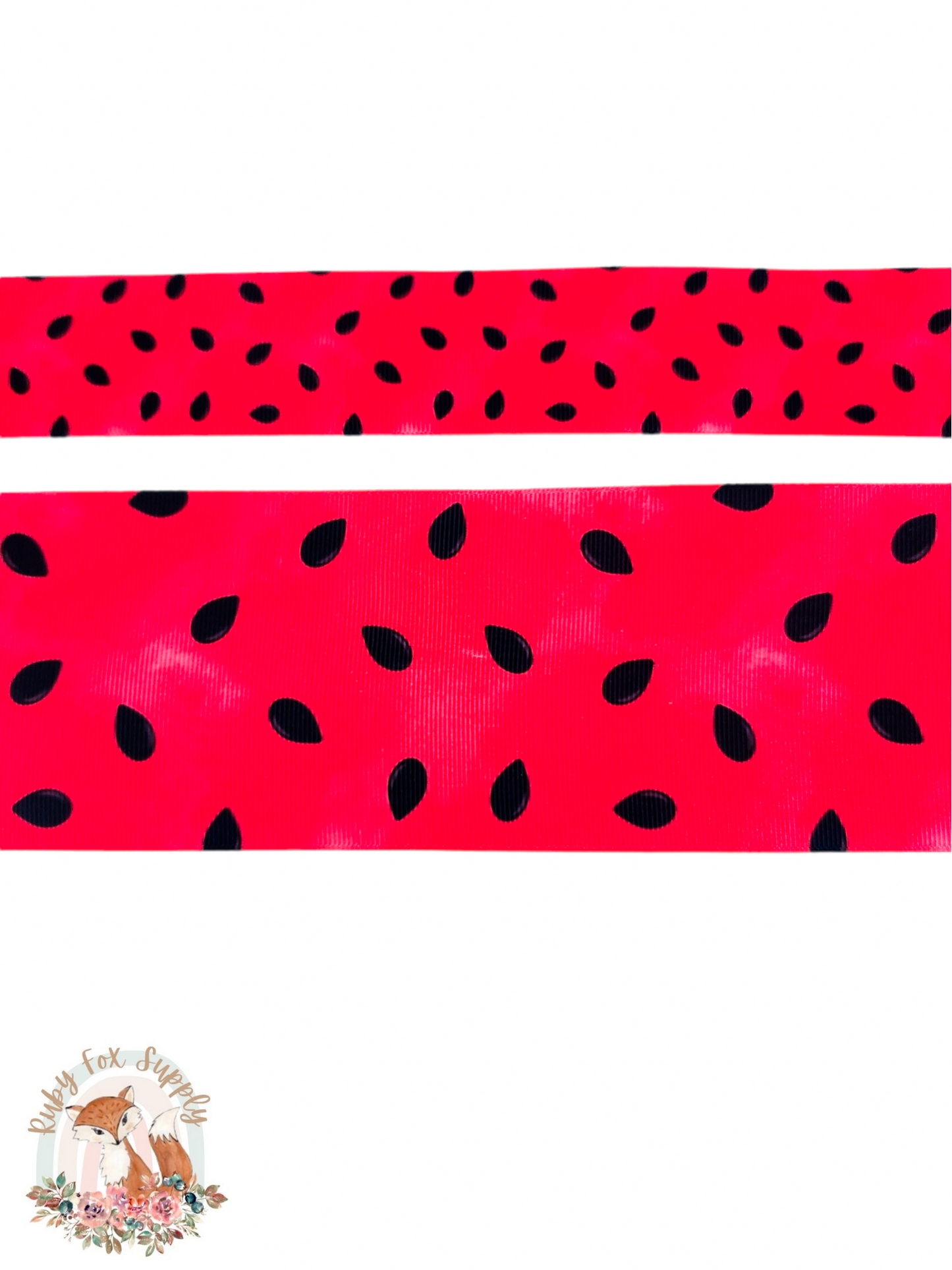 Watermelon Seeds 3"/1.5" Ribbon