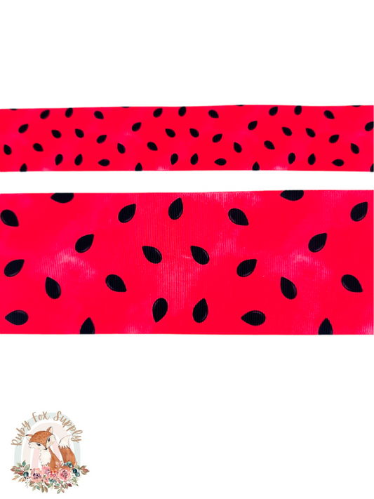 Watermelon Seeds 3"/1.5" Ribbon