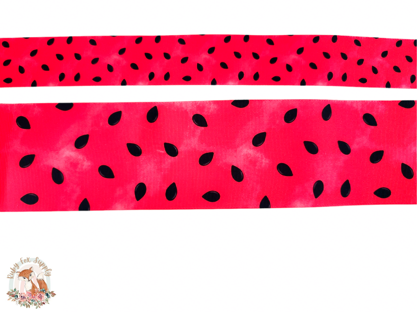 Watermelon Seeds 3"/1.5" Ribbon