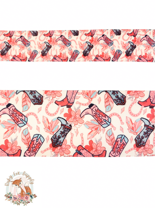 Pretty Boots 3"/1.5" Ribbon