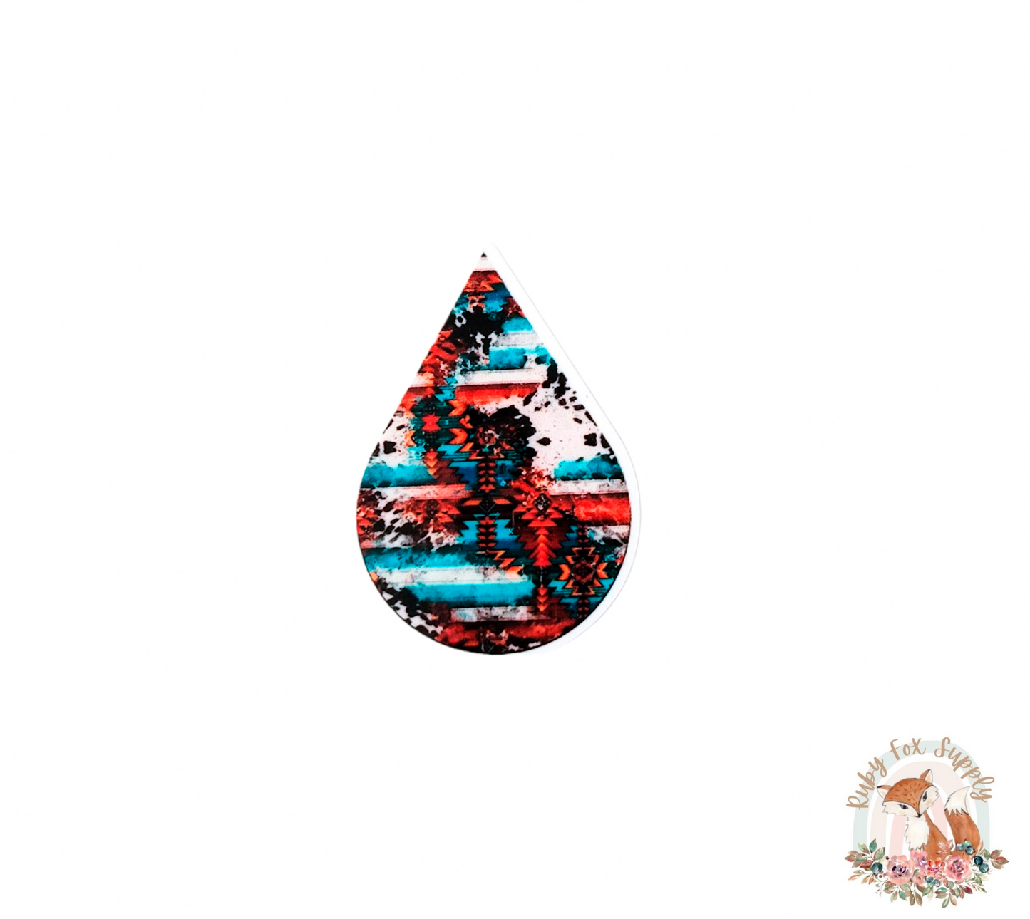 Western Pattern Resin Earrings