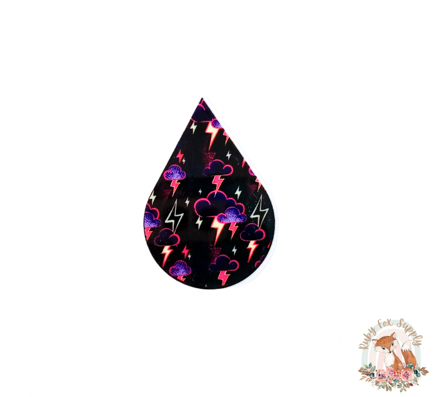 Lightening Resin Earrings