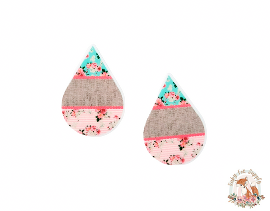 Spring Floral Resin Earrings