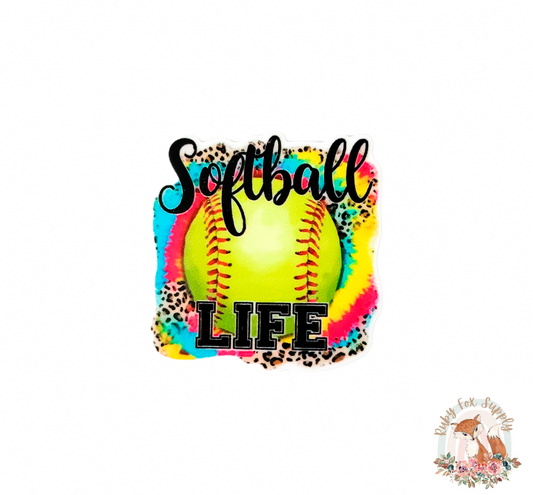 Softball Life Resin