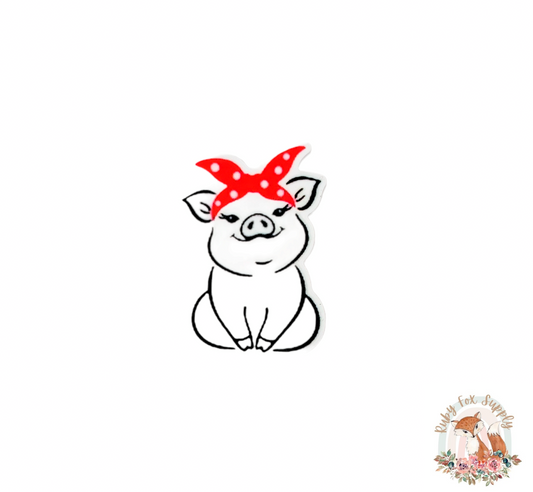 Bandanna Pig Resin