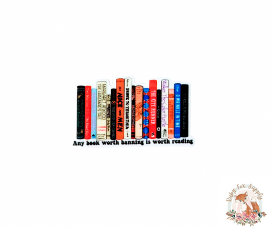 Banned Books Resin