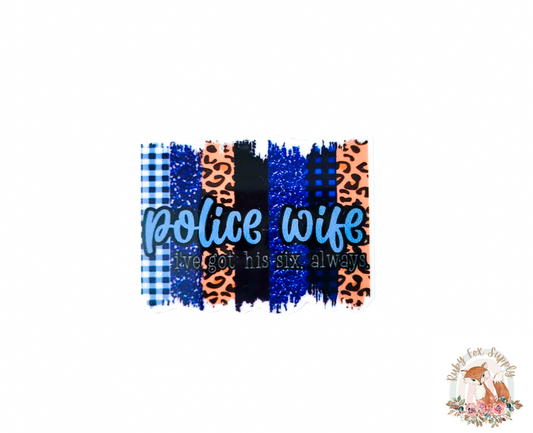 Police Wife Resin