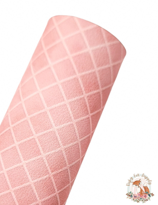 Chocolate Waffle Cone 9x12 faux leather sheet