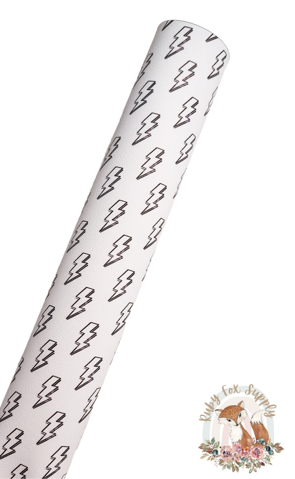 Lightening Bolt Light 9x12 faux leather sheet