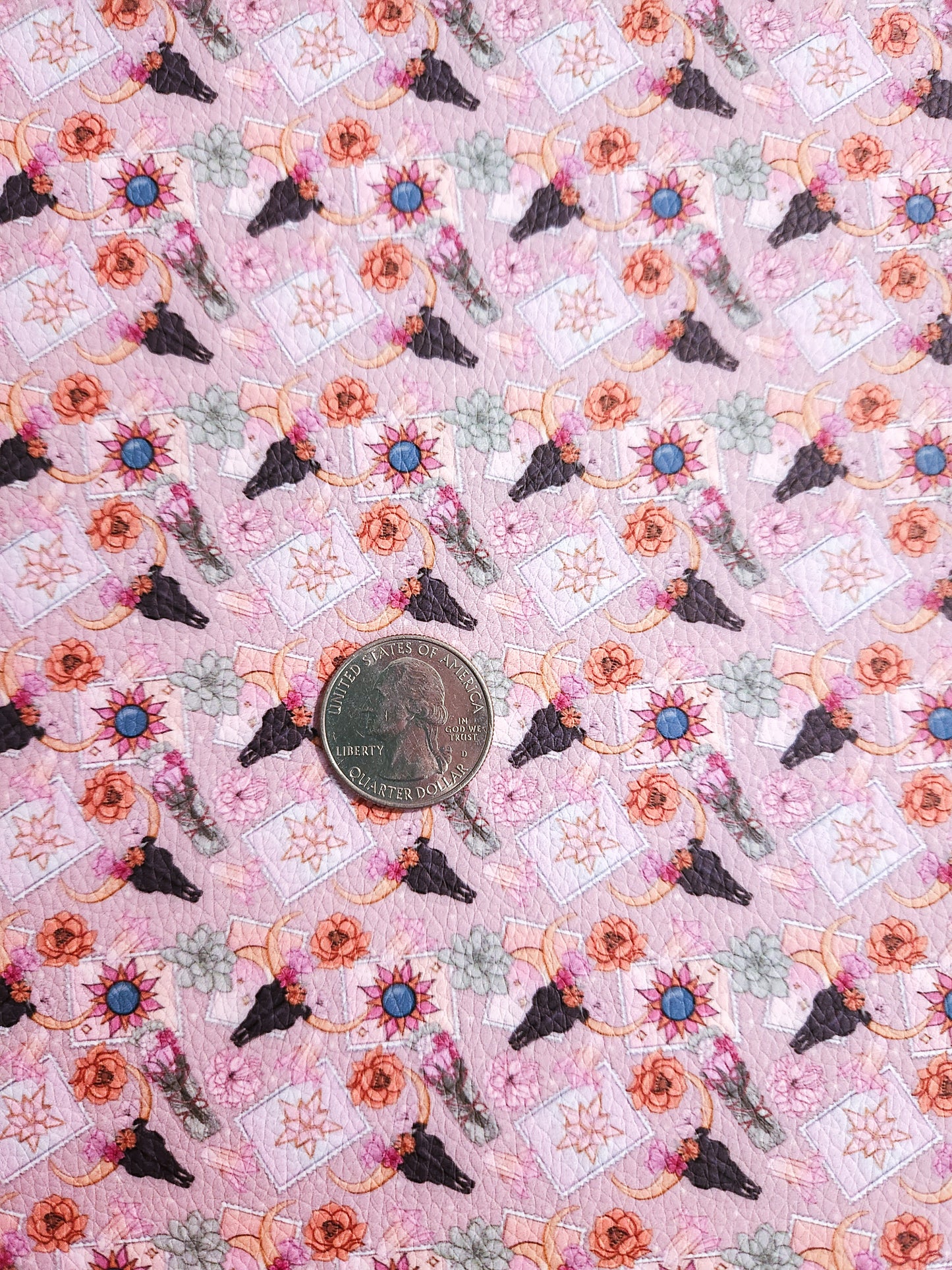 Pretty Western Icons 9x12 faux leather sheet