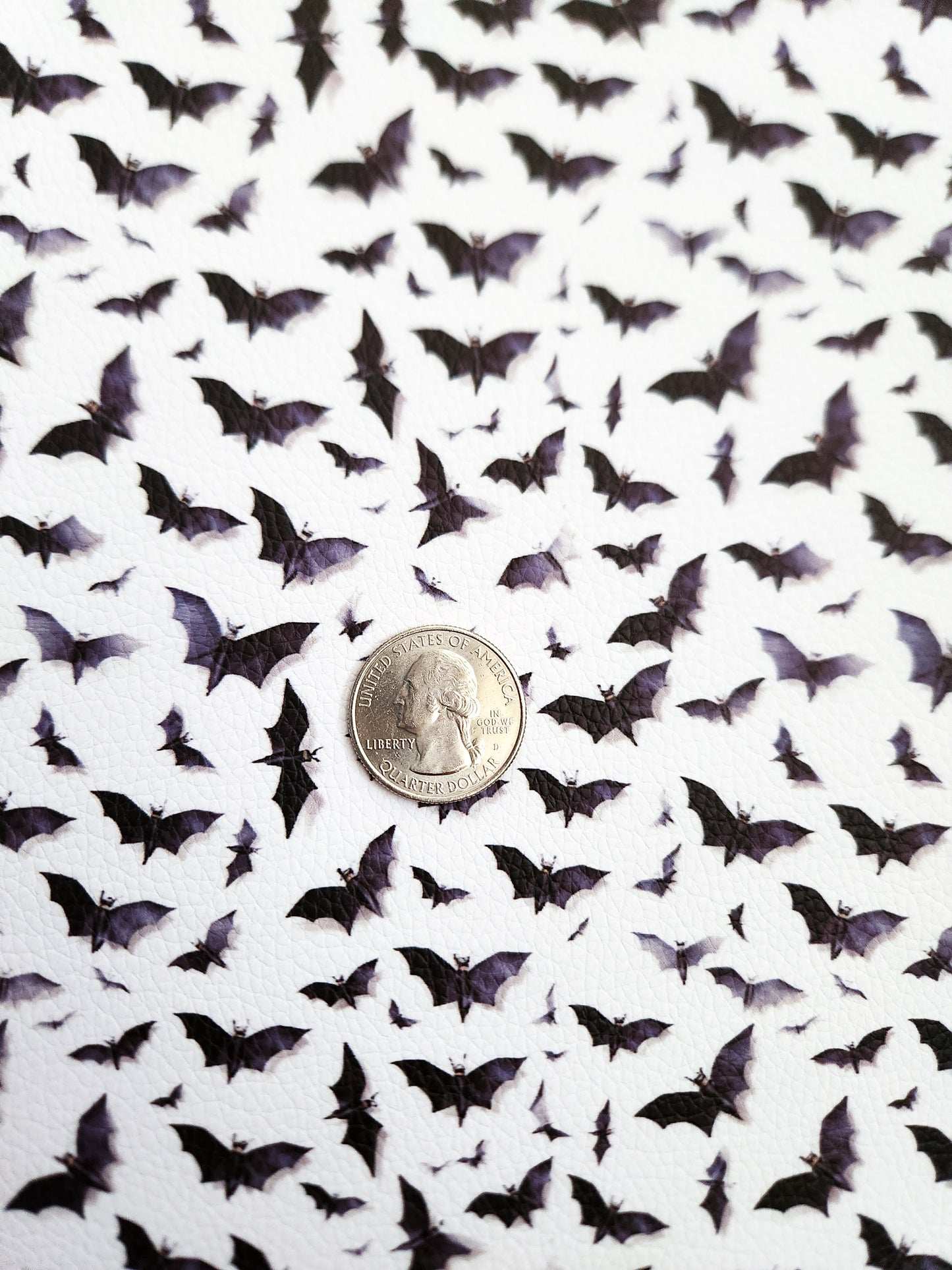 BW Bats 9x12 faux leather sheet