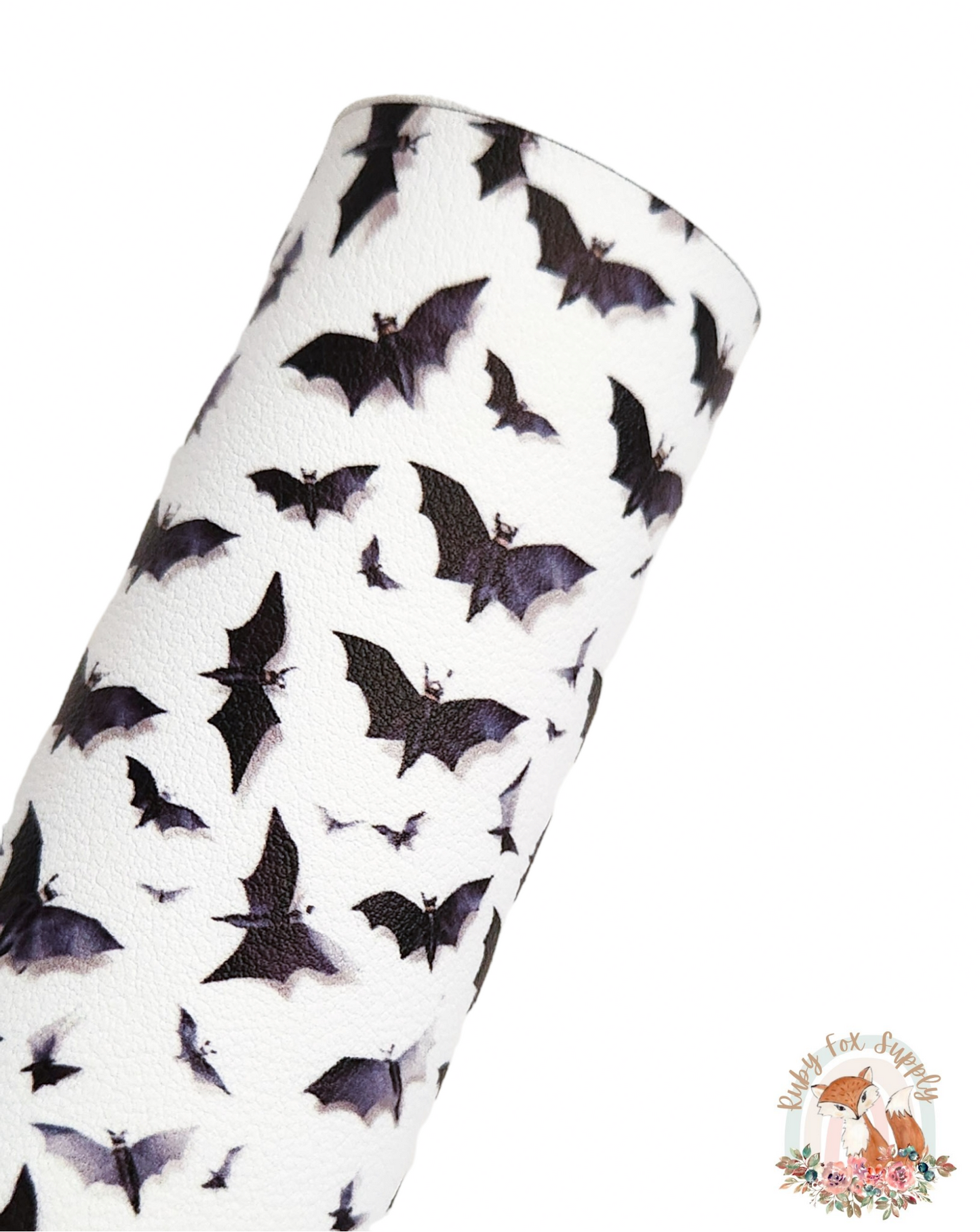 BW Bats 9x12 faux leather sheet