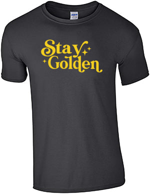 Stay Golden 2 Black T-Shirt