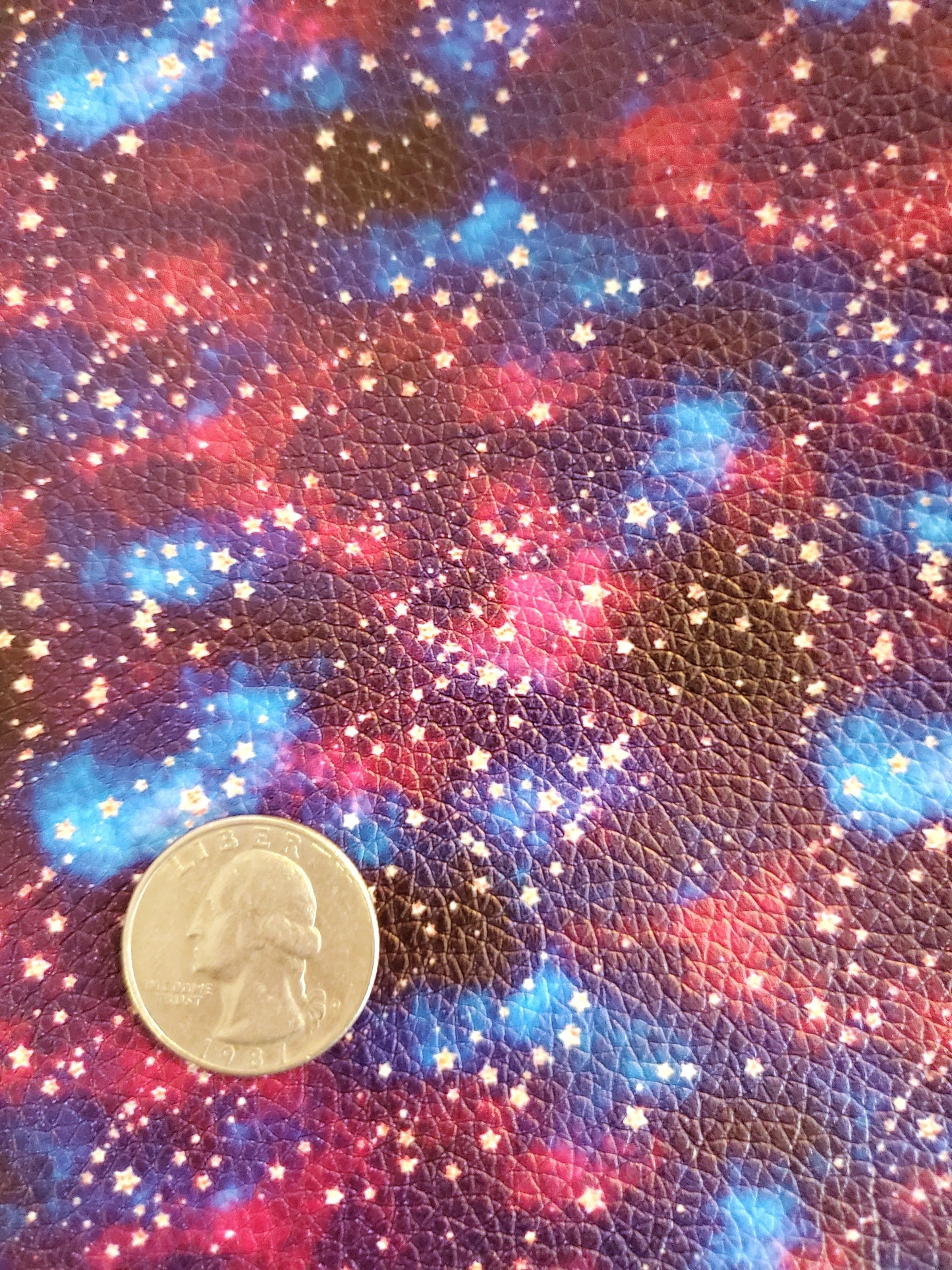 Galaxy 9x12 faux leather sheet