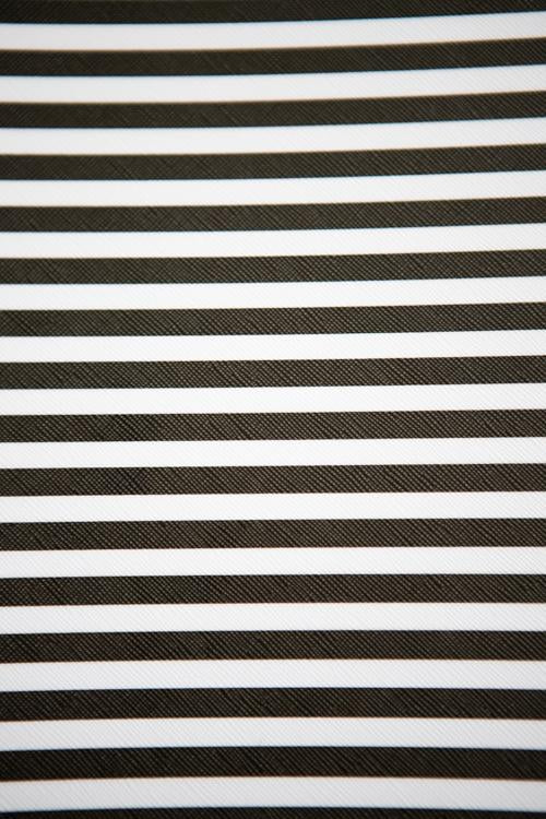 Horizontal BW Stripe 9x12 faux leather sheet