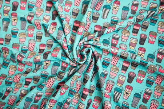 Coffee Bullet Fabric Strip