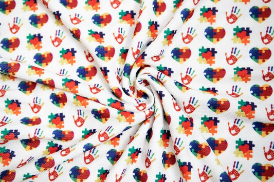 Autism Bullet Fabric Strip