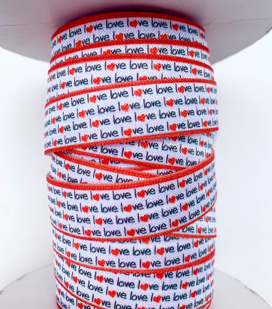Love Fold Over Elastic