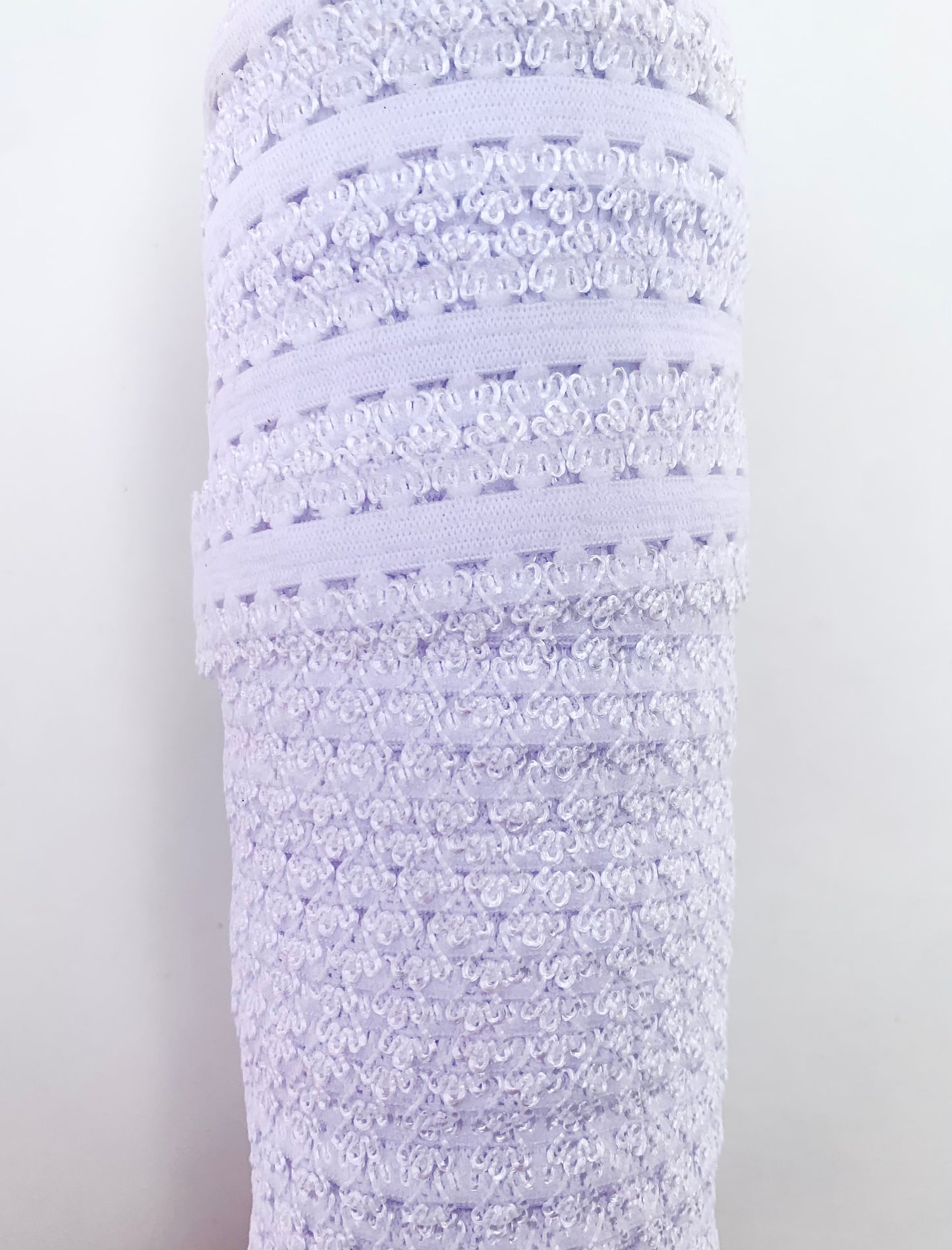 White Picot Elastic