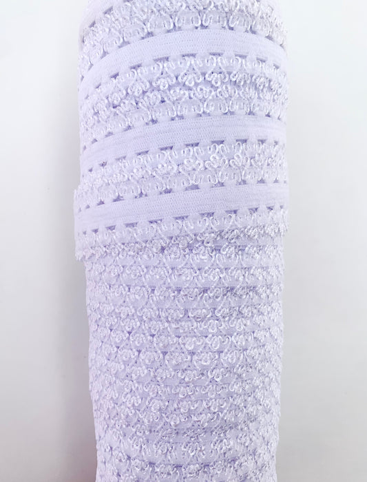White Picot Elastic