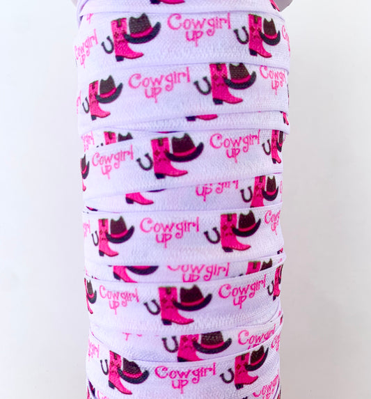 Cowgirl Up Fold Over Elastic