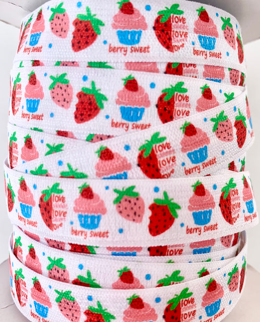 Berry Sweet Fold Over Elastic