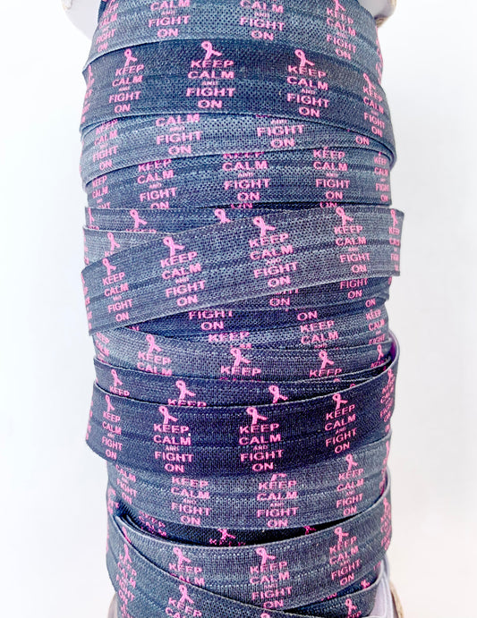 Breast Cancer Fold Over Elastic