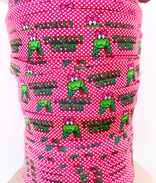 Toadally Cute Fold Over Elastic