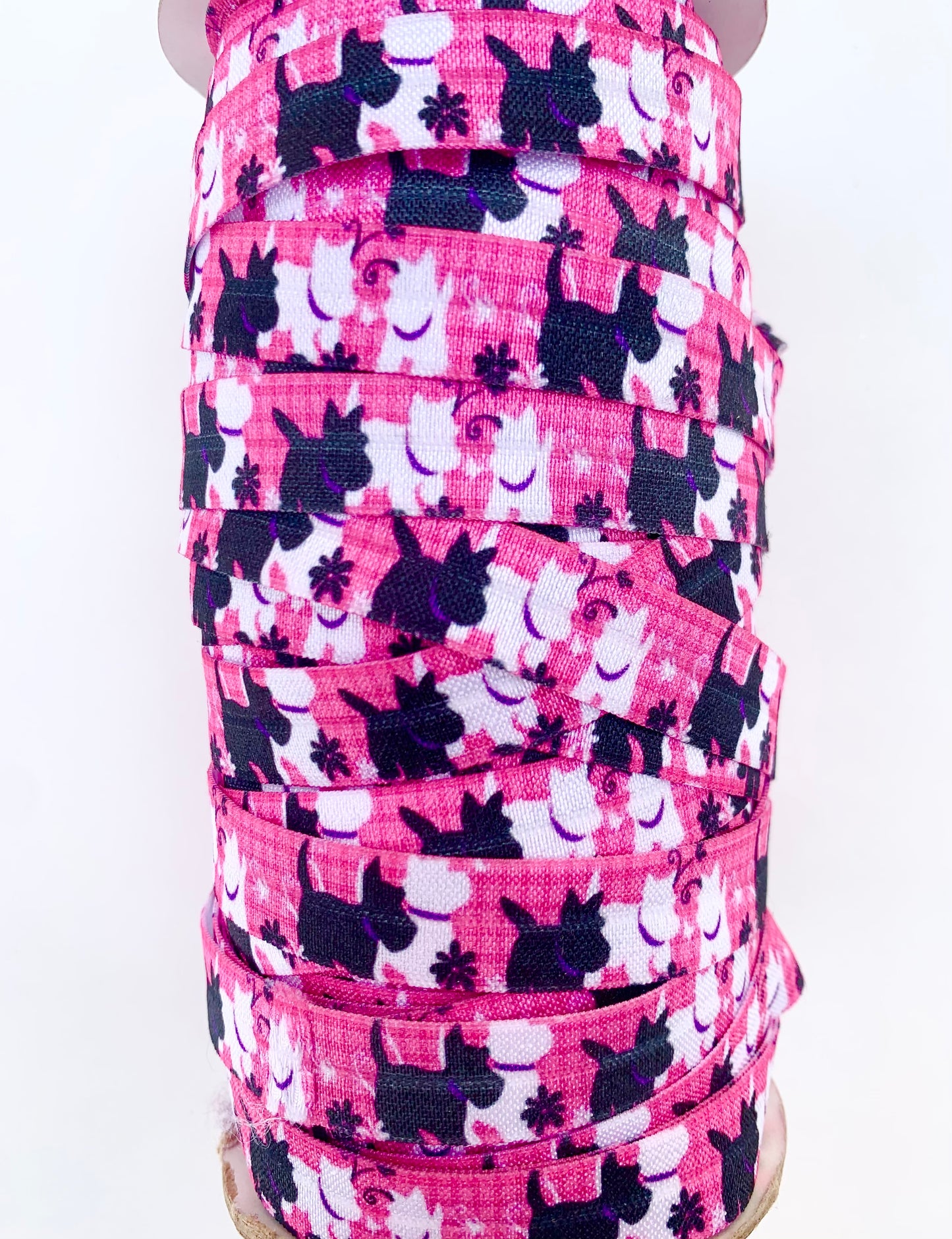 Scottie Dog Fold Over Elastic