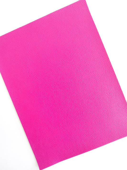 Dark Pink Pebbled 9x12 faux leather sheet