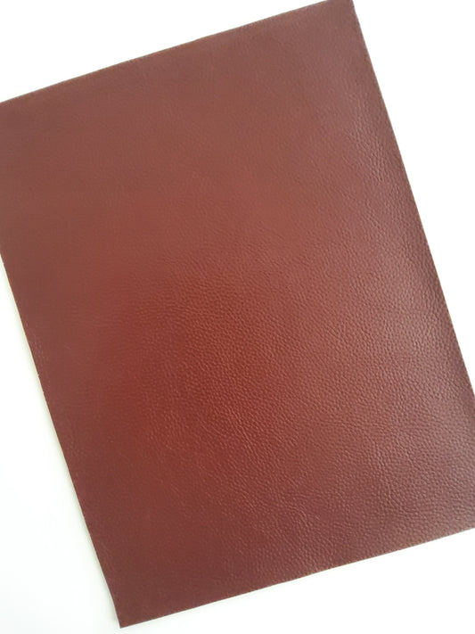 Brown Pebbled 9x12 faux leather sheet
