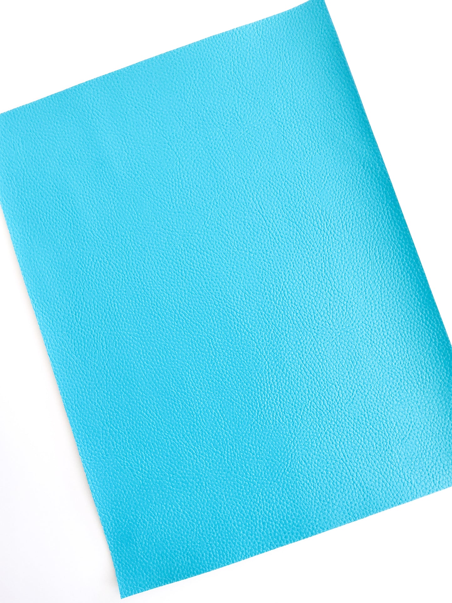 Aqua Blue Pebbled 9x12 faux leather sheet