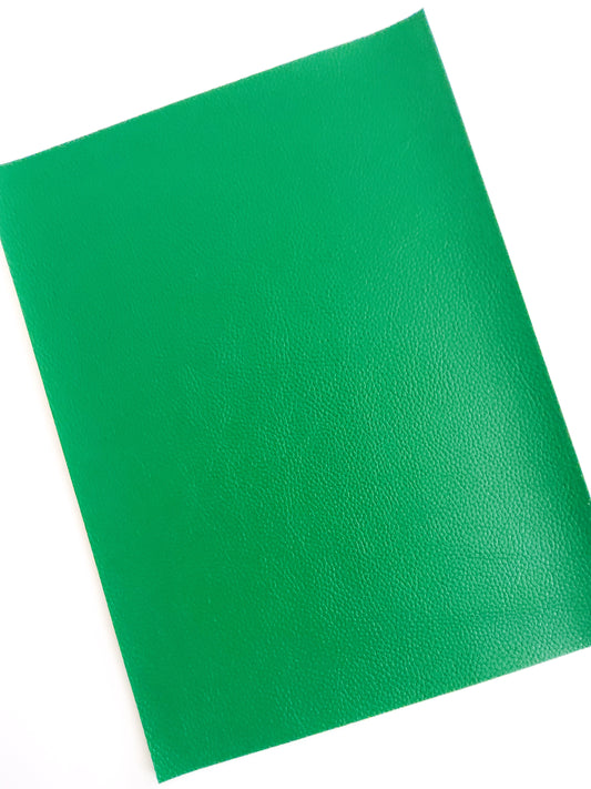 Green Pebbled 9x12 faux leather sheet