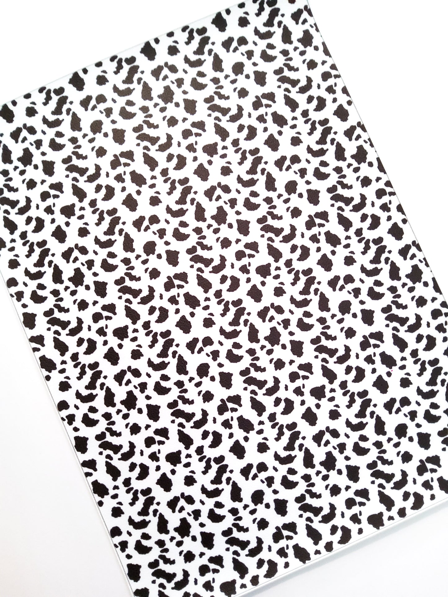 Small Cow Print 9x12 faux leather sheet
