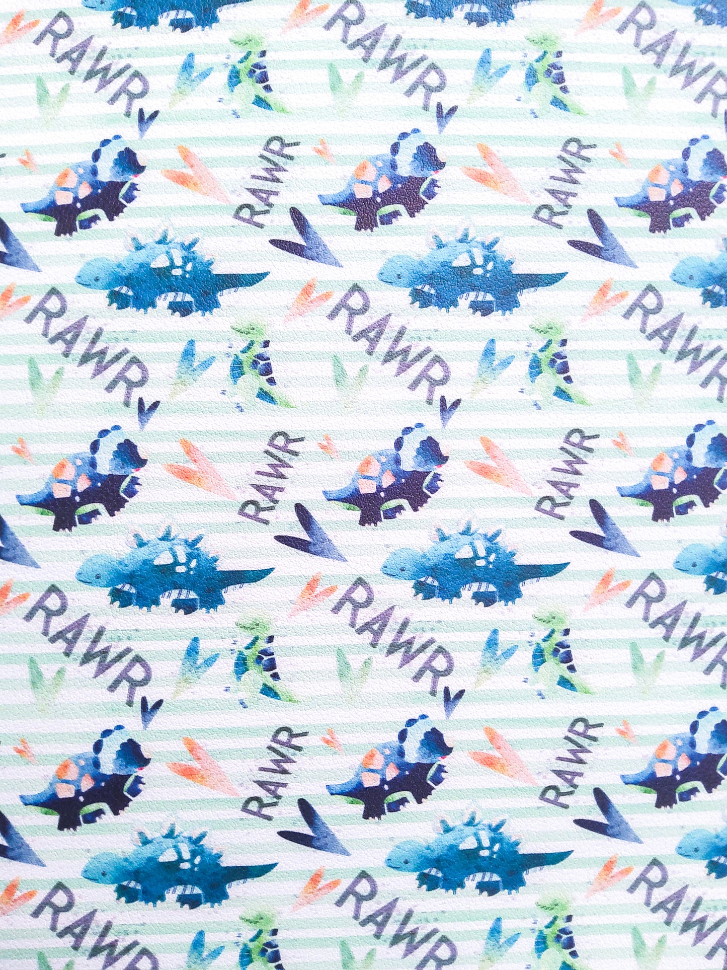Rawr Dino 9x12 faux leather sheet